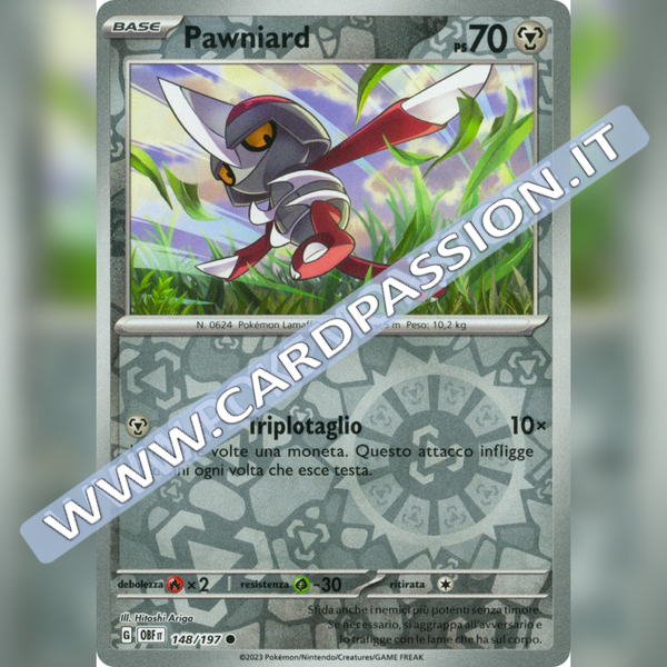 148/197 Pawniard Reverse | Ossidiana Infuocata