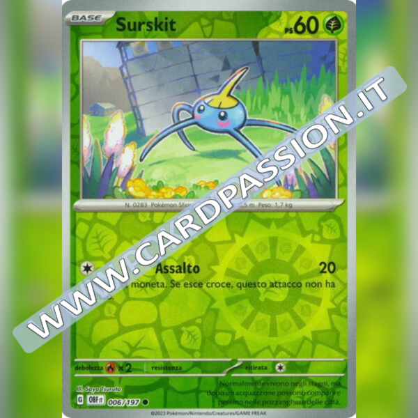 006/197 Surskit Reverse | Ossidiana Infuocata