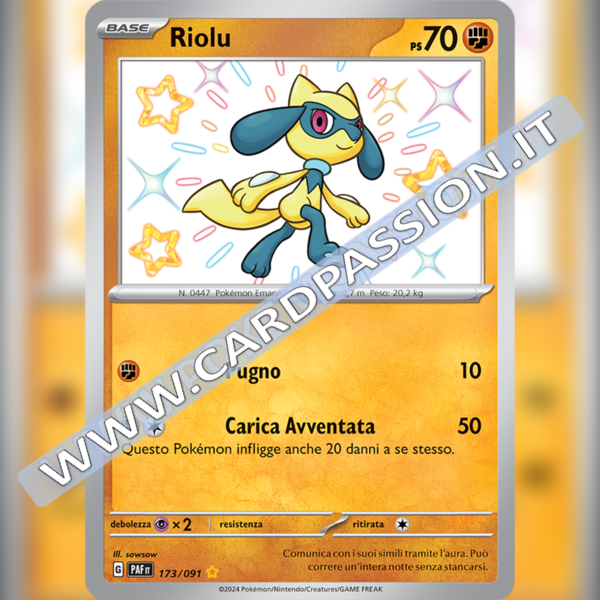 173/091 Riolu Shiny | Destino di Paldea