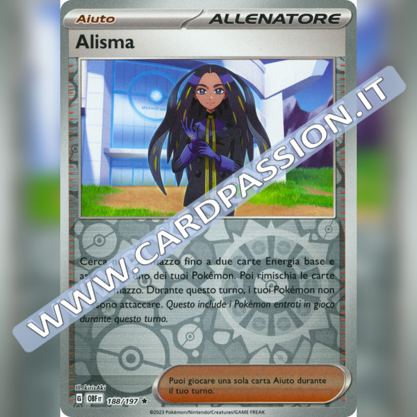 188/197 Alisma Reverse | Ossidiana Infuocata