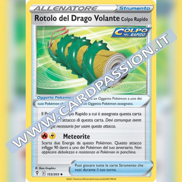 153/203 Rotolo del Drago Volante Colpo Rapido | Evoluzioni Eteree