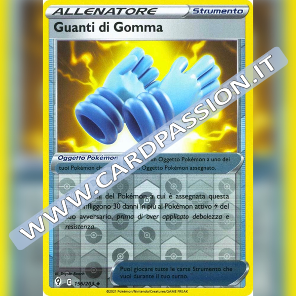 156/203 Guanti di Gomma Reverse | Evoluzioni Eteree - Card Passion