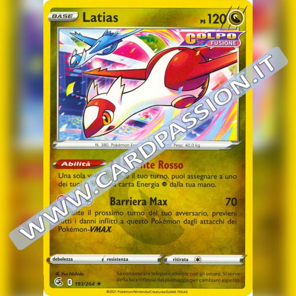 193/264 Latias | Colpo Fusione - Card Passion