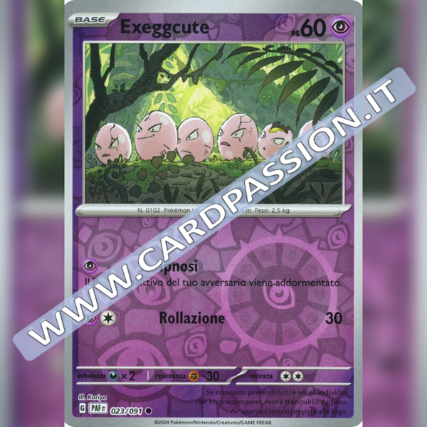 023/091 Exeggcute Reverse | Destino di Paldea