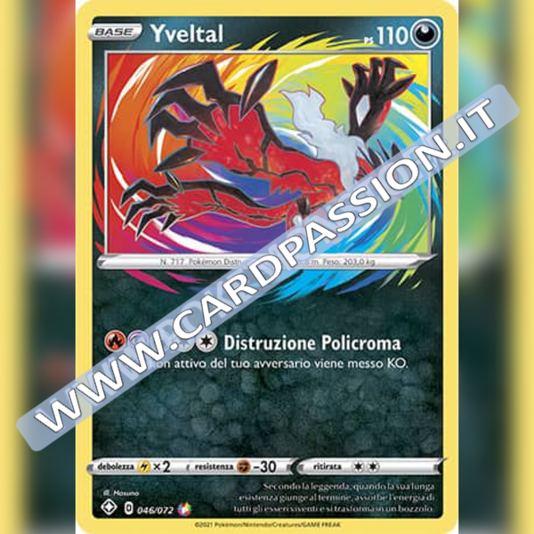 046/072 Yveltal Amazing | Destino Splendente - Card Passion