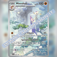 200/182 Mienshao Illustrazione Rara | Paradosso Temporale
