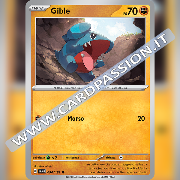 094/182 Gible | Paradosso Temporale