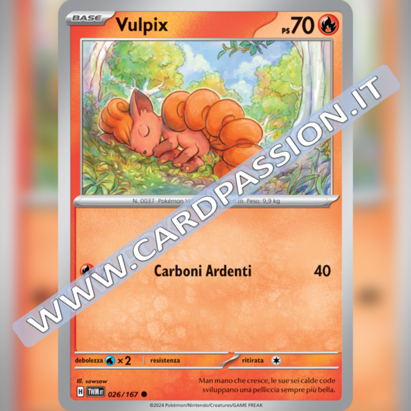 026/167 Vulpix | Crepuscolo Mascherato