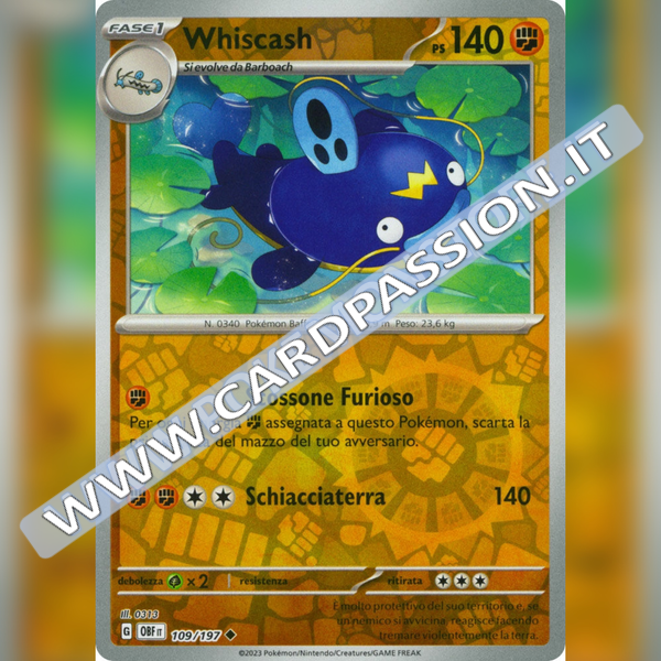 109/197 Whiscash Reverse | Ossidiana Infuocata