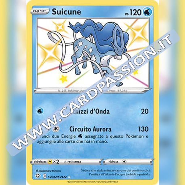SV022/SV122 Suicune Baby Shiny | Destino Splendente - Card Passion