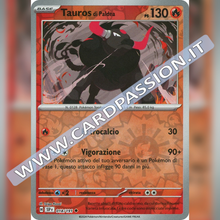 018/191 Tauros di Paldea Reverse | Scintille Folgoranti