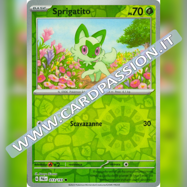 013/193 Sprigatito Reverse | Evoluzioni a Paldea