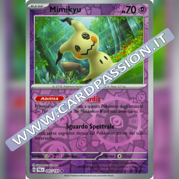 097/193 Mimikyu Reverse | Evoluzioni a Paldea