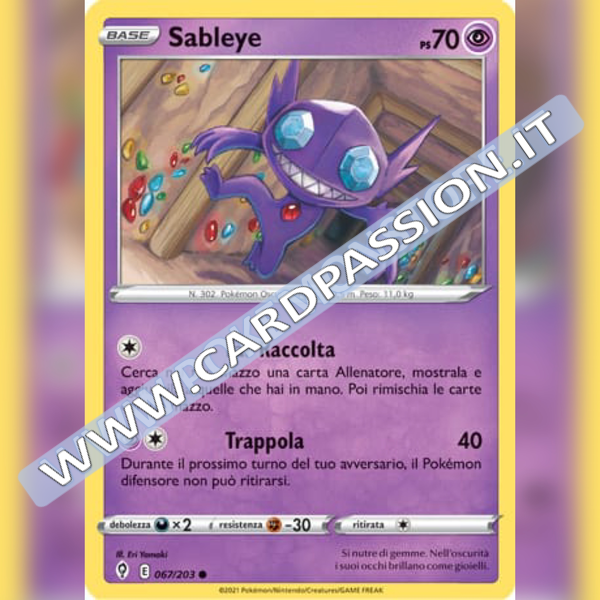 067/203 Sableye | Evoluzioni Eteree - Card Passion