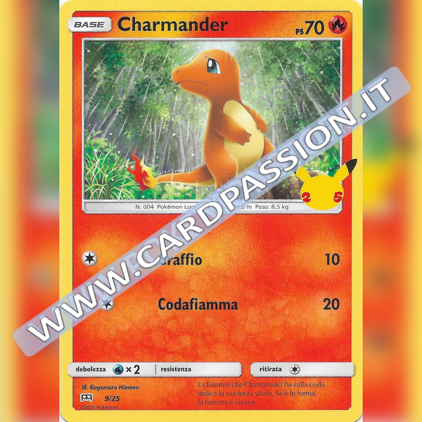 09/25 Charmander Non Holo | McDonald's 25esimo Anniversario - Card Passion