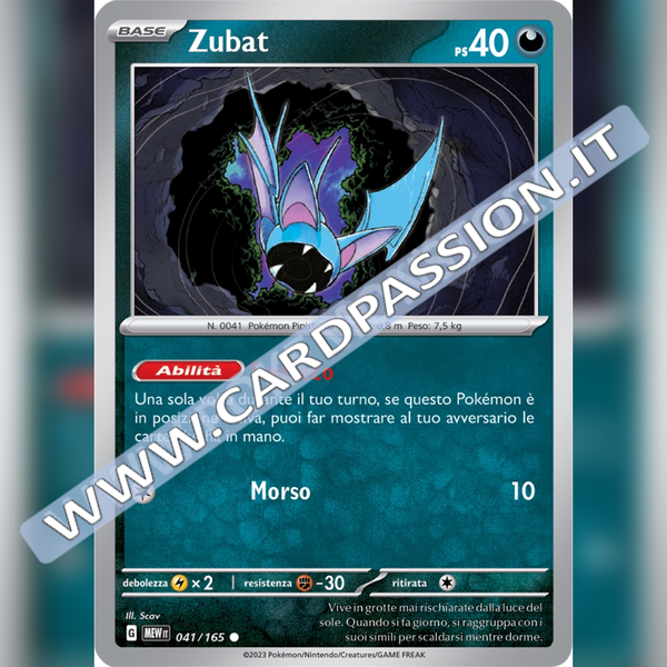 041/165 Zubat | Scarlatto e Violetto 151