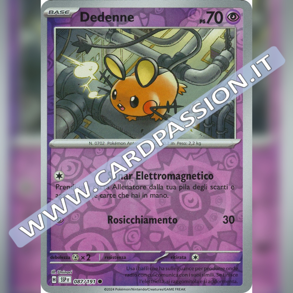 087/191 Dedenne Reverse | Scintille Folgoranti