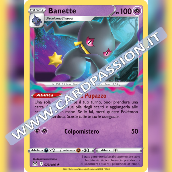 073/196 Banette | Origine Perduta - Card Passion