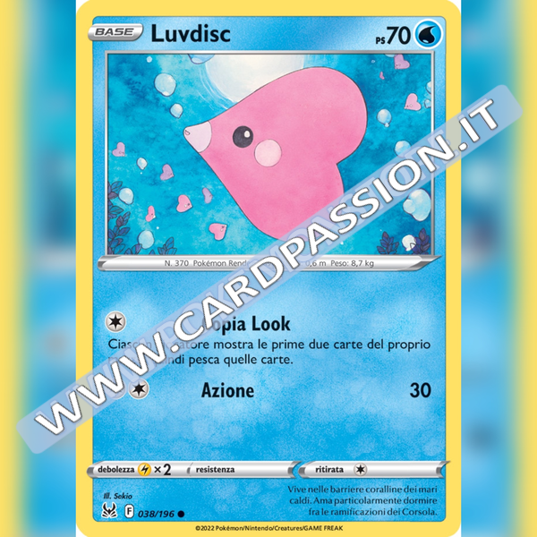 038/196 Luvdisc | Origine Perduta - Card Passion