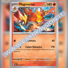 010/091 Magmortar Holo | Destino di Paldea
