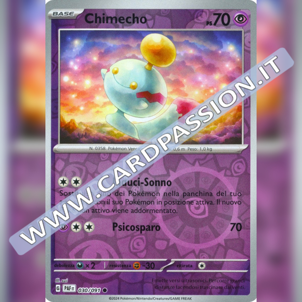 030/091 Chimecho Reverse | Destino di Paldea