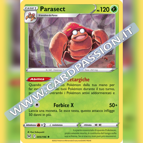 005/196 Parasect | Origine Perduta - Card Passion
