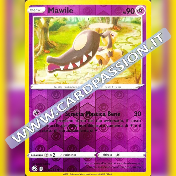 119/264 Mawile Reverse | Colpo Fusione - Card Passion