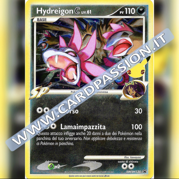 SWSH138 Hydreigon C Liv. 61 Holo | Black Star Promo - Card Passion