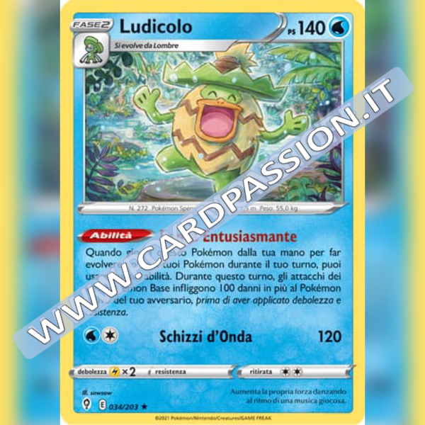 034/203 Ludicolo Holo | Evoluzioni Eteree - Card Passion