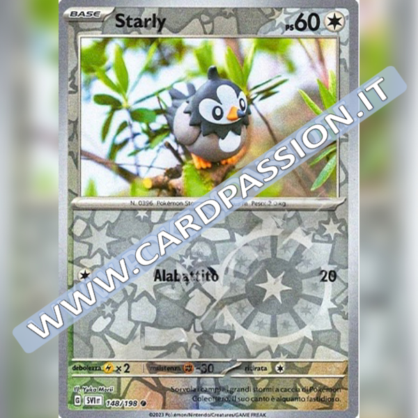 148/198 Starly Reverse | Scarlatto e Violetto