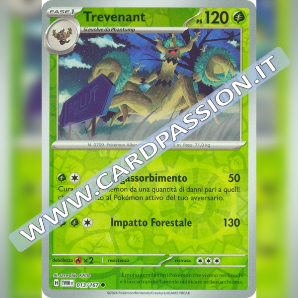 013/167 Trevenant Reverse | Crepuscolo Mascherato