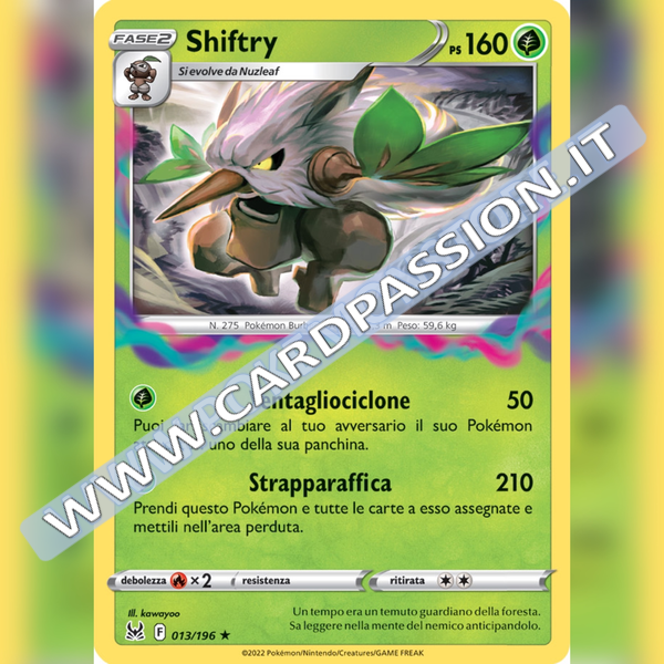 013/196 Shiftry Holo | Origine Perduta - Card Passion