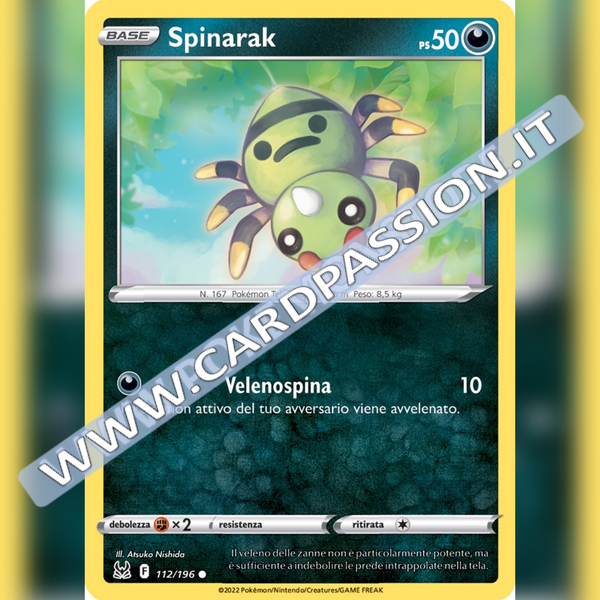 112/196 Spinarak | Origine Perduta - Card Passion