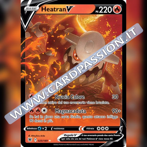 025/189 Heatran V | Lucentezza Siderale - Card Passion