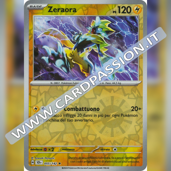 055/142 Zeraora Reverse | Corona Astrale