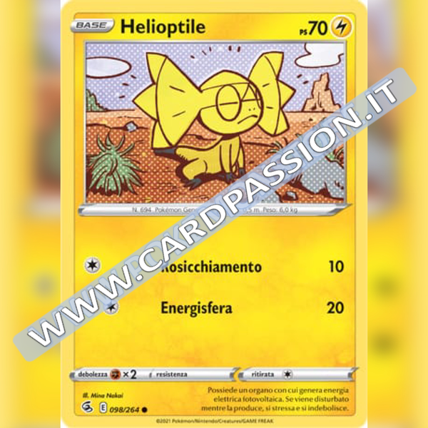 098/264 Helioptile | Colpo Fusione - Card Passion