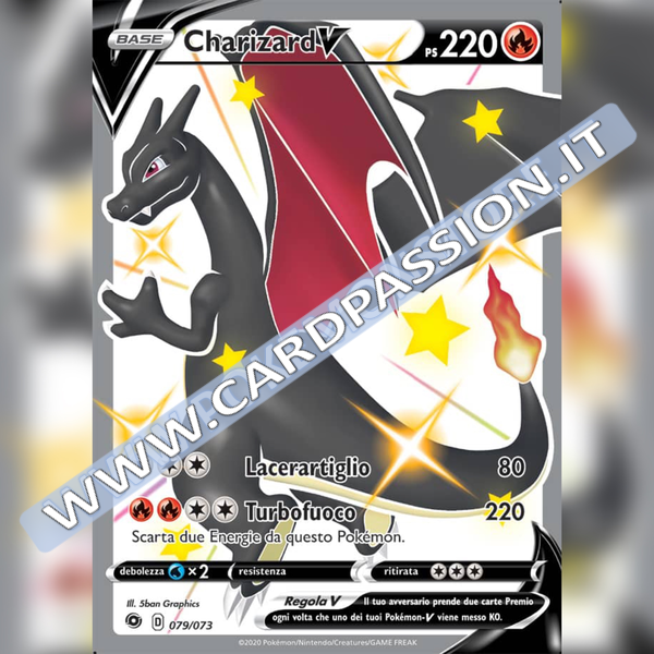 079/073 Charizard V Shiny (Full Art) | Futuri Campioni - Card Passion