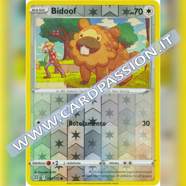 120/172 Bidoof Reverse | Astri Lucenti - Card Passion
