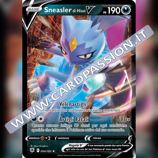 094/189 Sneasler di Hisui V | Lucentezza Siderale - Card Passion