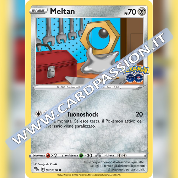 045/078 Meltan Comune | Pokemon GO - Card Passion
