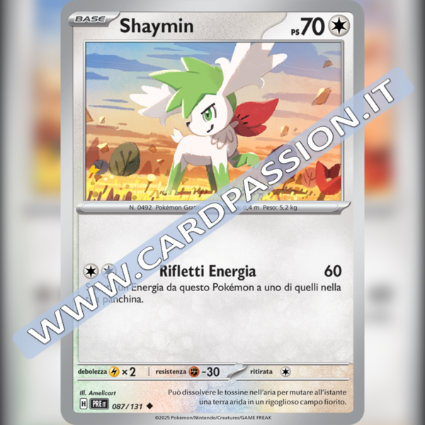 087/131 Shaymin | Evoluzioni Prismatiche