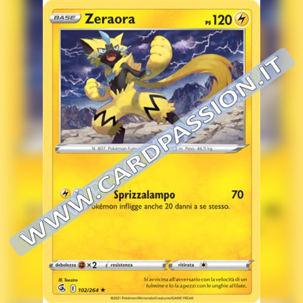 102/264 Zeraora | Colpo Fusione - Card Passion