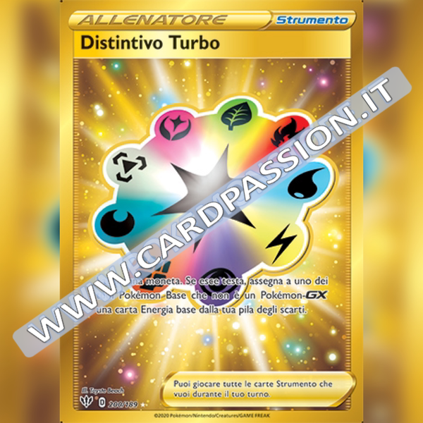 200/189 Distintivo Turbo Gold | Fiamme Oscure - Card Passion