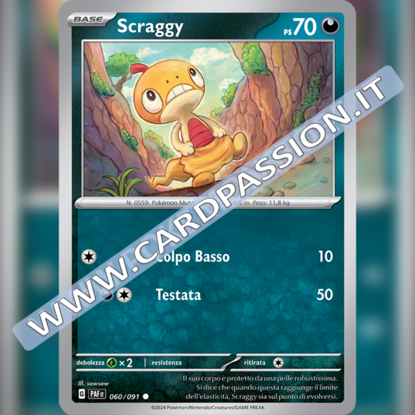 060/091 Scraggy | Destino di Paldea
