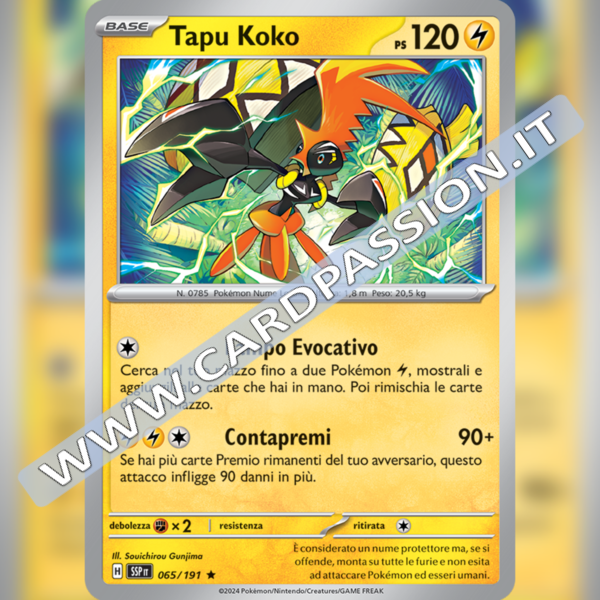 065/191 Tapu Koko Holo | Scintille Folgoranti
