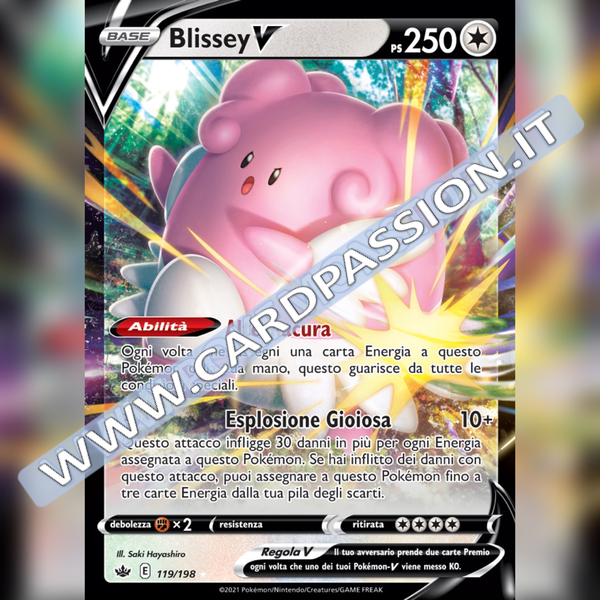 119/198 Blissey V | Regno Glaciale - Card Passion