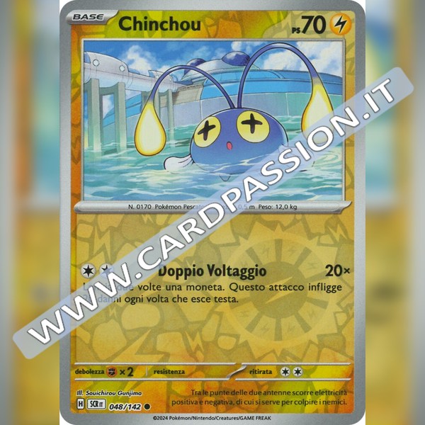 048/142 Chinchou Reverse | Corona Astrale