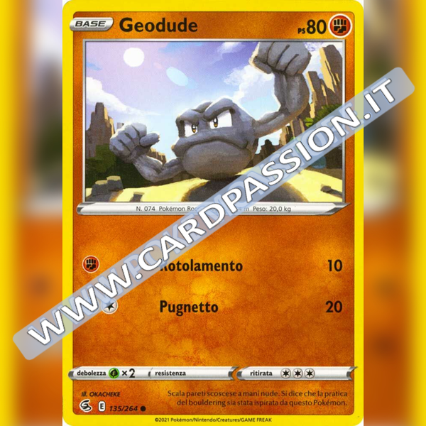 135/264 Geodude | Colpo Fusione - Card Passion