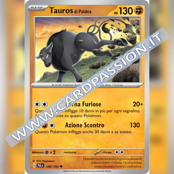 108/193 Tauros di Paldea | Evoluzioni a Paldea