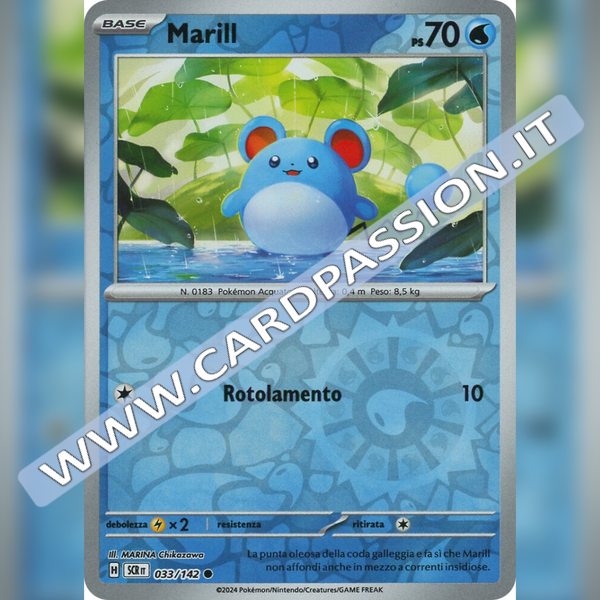 033/142 Marill Reverse | Corona Astrale